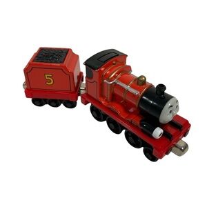 Thomas & Friends 2002 Die cast Railway Talking James & Tender Train Tank  WORKS
